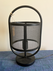 Black Mesh Table Lamp